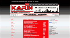 Desktop Screenshot of karinreinigung.de