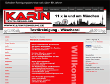 Tablet Screenshot of karinreinigung.de